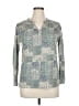 Jason Maxwell Green Long Sleeve Blouse Size XL - photo 1