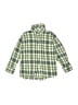 Bella Bliss 100% Cotton Plaid Green Long Sleeve Button-Down Shirt Size 4 - photo 1