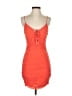 Lulus Orange Cocktail Dress Size S - photo 1