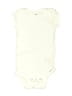 Gerber 100% Cotton Solid Ivory Short Sleeve Onesie Size 6-9 mo - photo 1