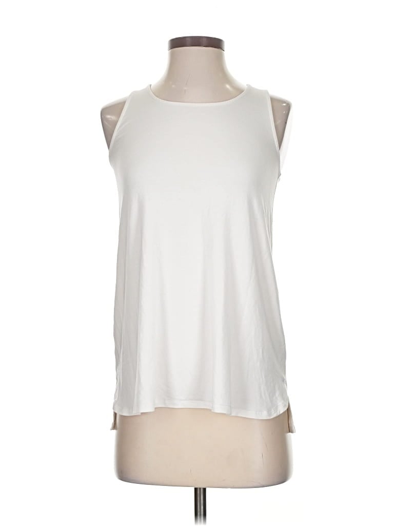 Pre-owned Nic + Zoe Sleeveless T-shirt In White