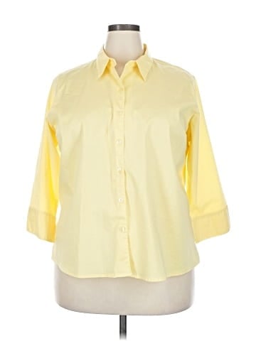 SONOMA life + style 3/4 Sleeve Button-Down Shirt (view 1)