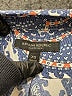 Banana Republic 100% Polyester Paisley Blue Long Sleeve Button-Down Shirt Size XS - photo 6