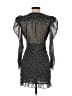 Zara Polka Dots Black Cocktail Dress Size XS - photo 2