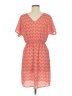 Needle & Thread Chevron-herringbone Orange Casual Dress Size M - photo 1