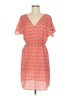 Needle & Thread Chevron-herringbone Orange Casual Dress Size M - photo 2