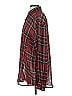 Glamorous 100% Polyester Plaid Burgundy Long Sleeve Blouse Size S - photo 5