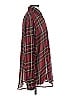 Glamorous 100% Polyester Plaid Burgundy Long Sleeve Blouse Size S - photo 4