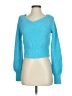 Happily Grey Blue Pullover Sweater Size XS - photo 1