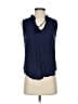 Cloth & Stone 100% Rayon Blue Sleeveless Blouse Size XS - photo 1