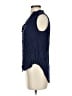 Cloth & Stone 100% Rayon Blue Sleeveless Blouse Size XS - photo 5