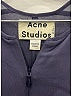 Acne Studios 100% Silk Solid Blue Purple Cocktail Dress Size 32 waist - photo 3