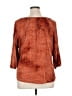 DressBarn Brown Orange 3/4 Sleeve Blouse Size XL (petite) - photo 2