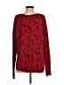 Athleta Paisley Burgundy Pullover Sweater Size M (estimated) - photo 2