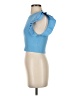 Zara Blue Short Sleeve Top Size S - photo 5