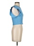 Zara Blue Short Sleeve Top Size S - photo 4