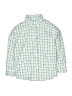 Bella Bliss 100% Cotton Checkered-gingham Green Long Sleeve Button-Down Shirt Size 4 - photo 1