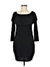 Veronica M. Solid Black Cocktail Dress Size M - photo 1
