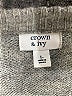 Crown & Ivy Stars Silver Gray Pullover Sweater Size L - photo 6