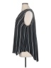 Torrid 100% Polyester Stripes Black Sleeveless Blouse Size 1X Plus (1) - photo 5
