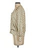 Drew 100% Polyester Polka Dots Ivory Long Sleeve Blouse Size XS - photo 5