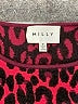 Milly Animal Print Red Cocktail Dress Size P (petite) - photo 7