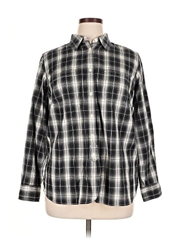 Lauren Jeans Co. Long Sleeve Button-Down Shirt (view 1)