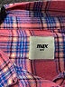 MAX 100% Cotton Plaid Pink Long Sleeve Button-Down Shirt Size M - photo 7