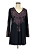 Effortless Style by citiknits Black Long Sleeve Blouse Size 8 - photo 1