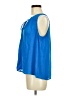 Everly 100% Polyester Blue Sleeveless Blouse Size M - photo 5