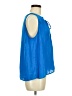 Everly 100% Polyester Blue Sleeveless Blouse Size M - photo 4
