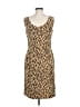 Assorted Brands Animal Print Tan Cocktail Dress Size 8 - photo 2