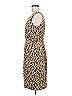 Assorted Brands Animal Print Tan Cocktail Dress Size 8 - photo 5