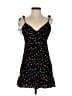 Assorted Brands 100% Polyester Hearts Black Casual Dress Size 8 - photo 1