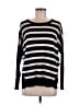 Neiman Marcus Stripes Black Pullover Sweater Size M - photo 1