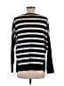 Neiman Marcus Stripes Black Pullover Sweater Size M - photo 2