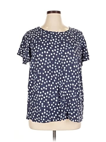 Como Black Short Sleeve Blouse (view 1)
