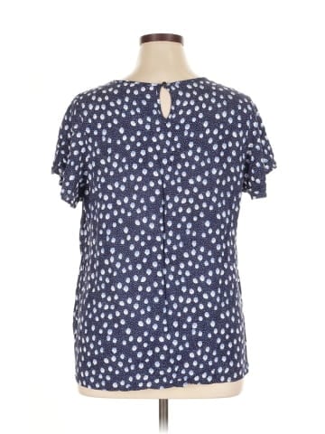 Como Black Short Sleeve Blouse (view 2)