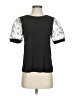 CeCe Black Short Sleeve Top Size S - photo 1