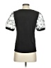 CeCe Black Short Sleeve Top Size S - photo 2