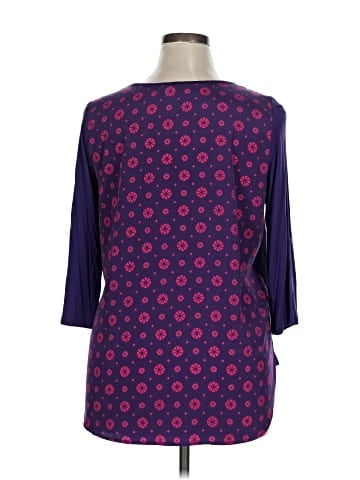 Pleione 3/4 Sleeve Top (view 2)