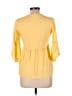 Assorted Brands 100% Rayon Yellow 3/4 Sleeve Blouse Size S - photo 2