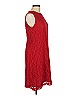 Sharagano 100% Polyester Red Cocktail Dress Size 12 - photo 4