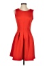 Ann Taylor Solid Red Cocktail Dress Size 2 - photo 1