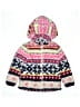 Old Navy 100% Polyester Argyle Pink Fleece Jacket Size 3T - photo 1