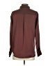 Aqua Solid Burgundy Long Sleeve Blouse Size S - photo 2