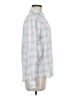 Title Nine Checkered-gingham Green Long Sleeve Blouse Size XS - photo 4