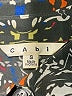 CAbi 100% Polyester Print Silver Long Sleeve Blouse Size S - photo 7