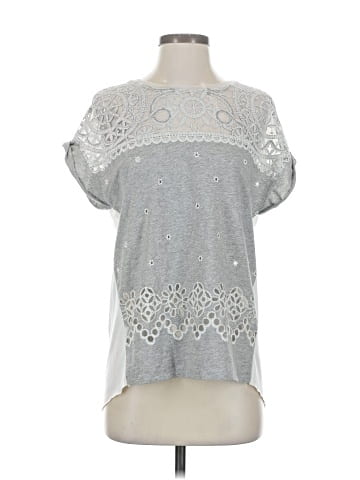 Zara W&B Collection Short Sleeve Blouse (view 1)