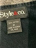 Style&Co 100% Cotton Argyle Teal Pullover Sweater Size M - photo 6